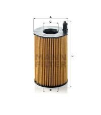 Фильтр масляный MANN-FILTER HU 8005 Z
