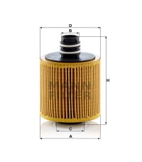 Фильтр масляный MANN-FILTER HU 8006 Z