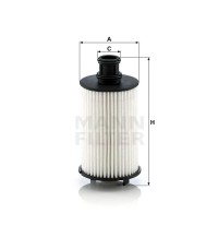 Фильтр масляный MANN-FILTER HU 8008 Z