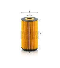 Фильтр масляный MANN-FILTER HU 8010 Z