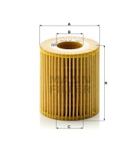 Фильтр масляный MANN-FILTER HU 815/2 X