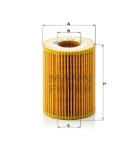 Фильтр масляный MANN-FILTER HU 820 X