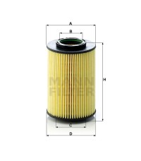 Фильтр масляный MANN-FILTER HU 822/5 X
