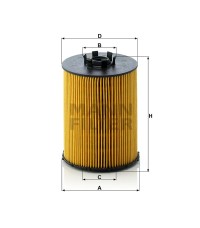 Фильтр масляный MANN-FILTER HU 823 X