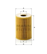 Фильтр масляный MANN-FILTER HU 825 X