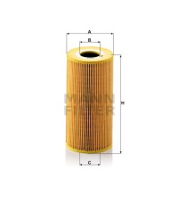 Фильтр масляный MANN-FILTER HU 848/1 X