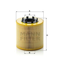 Фильтр масляный MANN-FILTER HU 923 X
