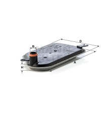 Фильтр АКПП MANN-FILTER H 2826 KIT Фильтр АКПП MANN-FILTER H 2826 KIT