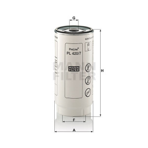 Фильтр топливный MANN-FILTER PL 420/7 X