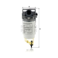Фильтр топливный MANN-FILTER PRELINE270
