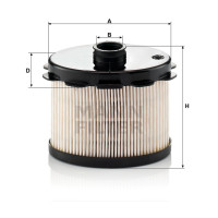 Фильтр топливный MANN-FILTER PU 1021 X