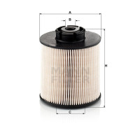 Фильтр топливный MANN-FILTER PU 1046/1 X