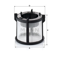 Фильтр топливный MANN-FILTER PU 51X