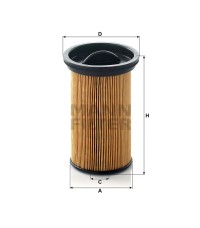 Фильтр топливный MANN-FILTER PU 742