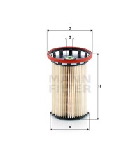Фильтр топливный MANN-FILTER PU 8007