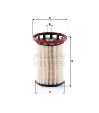 Фильтр топливный MANN-FILTER PU 8008/1
