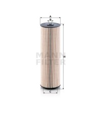 Фильтр топливный MANN-FILTER PU 831 X