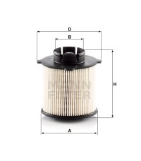 Фильтр топливный MANN-FILTER PU 9001 X