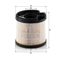 Фильтр топливный MANN-FILTER PU 922 X