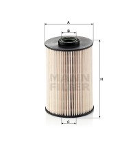 Фильтр топливный MANN-FILTER PU 937 X