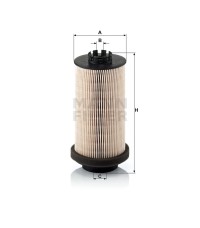 Фильтр топливный MANN-FILTER PU 999/1 X