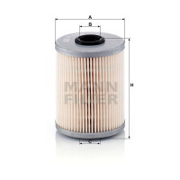 Фильтр топливный MANN-FILTER P 733/1 X
