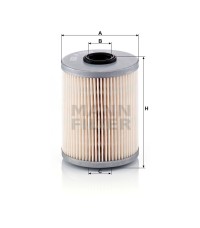 Фильтр топливный MANN-FILTER P 733/1 X