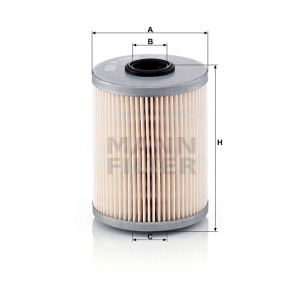 Фильтр топливный MANN-FILTER P 733/1 X