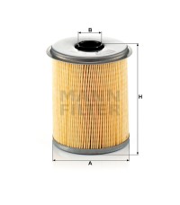 Фильтр топливный MANN-FILTER P 735 X
