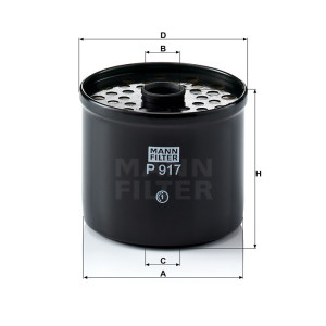 Фильтр топливный MANN-FILTER P 917 X