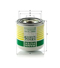 Картридж осушителя MANN-FILTER TB 1364 X Картридж осушителя MANN-FILTER TB 1364 X