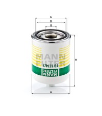 Картридж осушителя MANN-FILTER TB 1374/3 X Картридж осушителя MANN-FILTER TB 1374/3 X