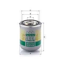 Картридж осушителя MANN-FILTER TB 1394/1X Картридж осушителя MANN-FILTER TB 1394/1X