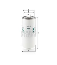 Фильтр масляный MANN-FILTER W 13 1453