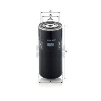 Фильтр топливный MANN-FILTER WDK 9621
