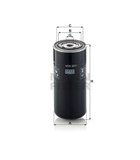 Фильтр топливный MANN-FILTER WDK 9621