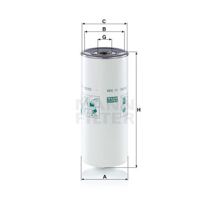 Фильтр топливный MANN-FILTER WDK 11 102/23