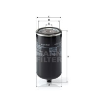 Фильтр топливный MANN-FILTER WDK 724/1