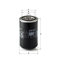 Фильтр топливный MANN-FILTER WDK 940/7