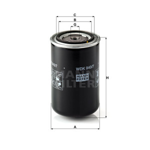 Фильтр топливный MANN-FILTER WDK 940/7