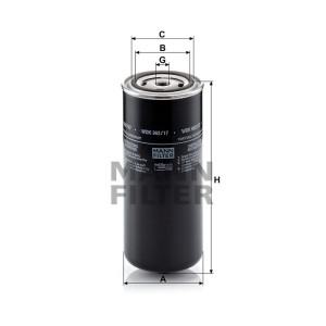 Фильтр топливный MANN-FILTER WDK 962/17