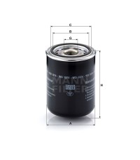 Фильтр масляный MANN-FILTER WD 1374