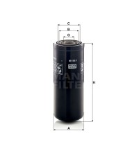 Фильтр масляный MANN-FILTER WH 980/3