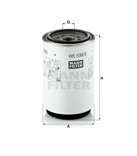 Фильтр топливный MANN-FILTER WK 1060/5 X