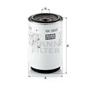 Фильтр топливный MANN-FILTER WK 1060/5 X