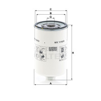 Фильтр топливный MANN-FILTER WK 1150/2