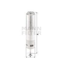Фильтр топливный MANN-FILTER WK 5001 Фильтр топливный MANN-FILTER WK 5001