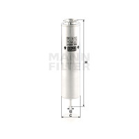 Фильтр топливный MANN-FILTER WK 5005/1 Z