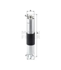 Фильтр топливный MANN-FILTER WK 532/1 Фильтр топливный MANN-FILTER WK 532/1