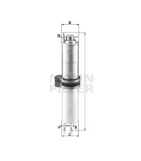 Фильтр топливный MANN-FILTER WK 532/2 Фильтр топливный MANN-FILTER WK 532/2